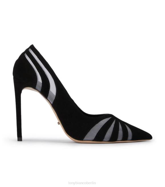 Stöckelschuhe| de Tony Bianco Frauen Pfeilabsätze schwarzes Wildleder 462473